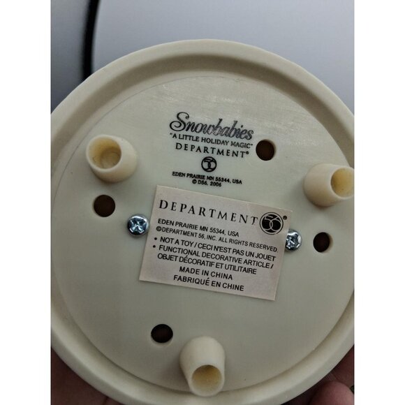 Department 56 Snowbabies Figurine "A Little Holiday Magic" 2006 Collectible Deco - Picture 4 of 7